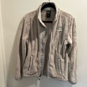 North face jacket, cream
